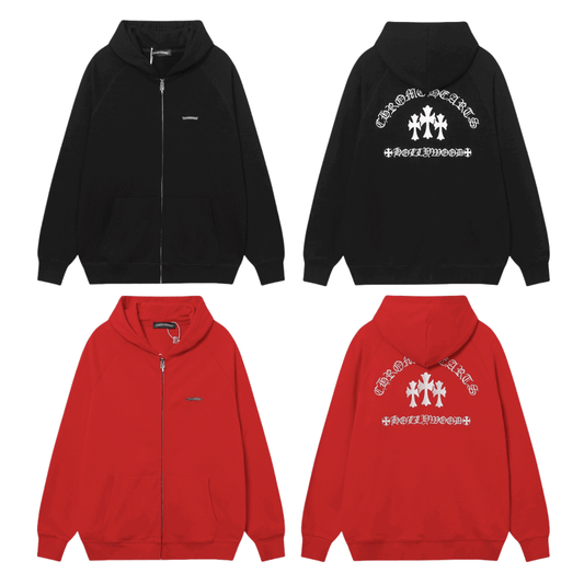 Chrome Hearts ジップアップ パーカー 7019 