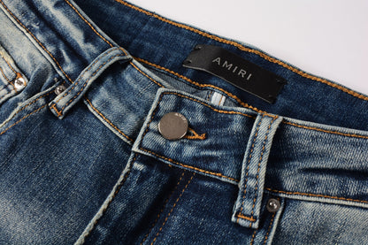 Purple Mens Jeans Designer Jeans High-End Quality Slim Casual Straight Design Skinny Straight Jeans