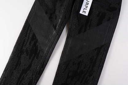 Jeans Coating Texture Personalized Fashion Trend High quality pants 9026