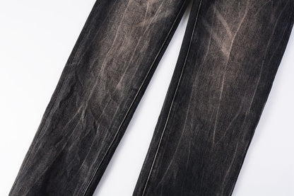 Jeans Mens Jeans Man Jeans Pants Designer Black Skinny Stickers Light Wash Ripped Motorcycle 9057