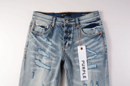 New Purple Personality Fashion Jeans 9038