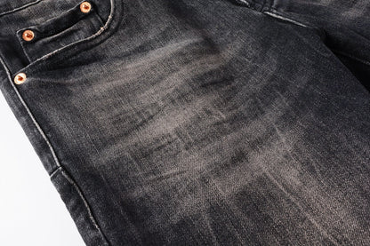 Jeans Mens Jeans Man Jeans Pants Designer Black Skinny Stickers Light Wash Ripped Motorcycle 9057