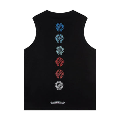 Rainbow horseshoe printtank top T-shirt P60