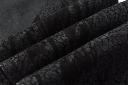 Jeans Coating Texture Personalized Fashion Trend High quality pants 9026