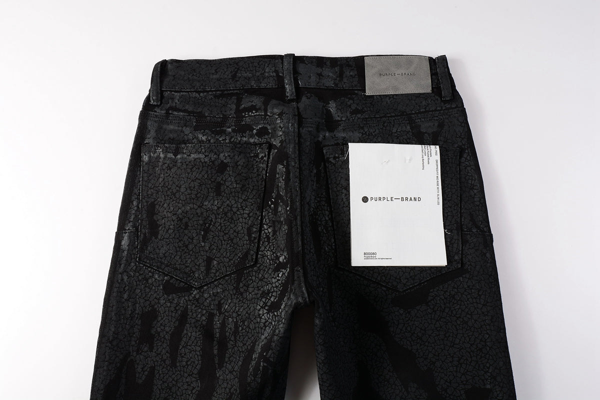 Jeans Coating Texture Personalized Fashion Trend High quality pants 9026