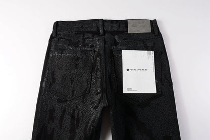 Jeans Coating Texture Personalized Fashion Trend High quality pants 9026