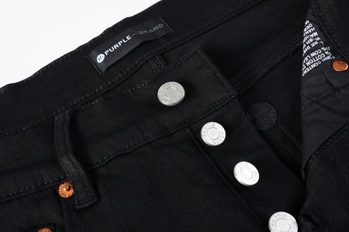 Men Streetwear Skinny Jeans Black Wash with Clean Minimalist Style 9023